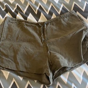 Dark green brandy shorts